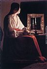 The Penitent Magdalen by Georges de La Tour